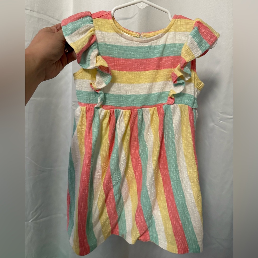 First Impressions Multicolor Striped Dress